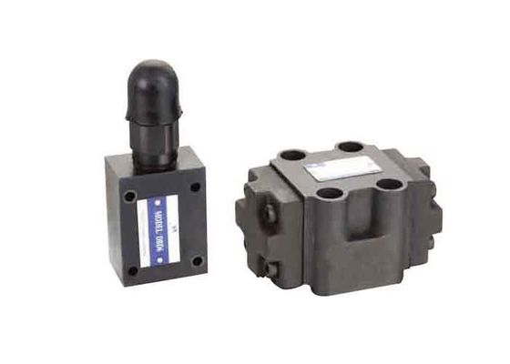 Stacking One Way Plate Mounted Throttle Hydraulic Globe Valve 126L/Min