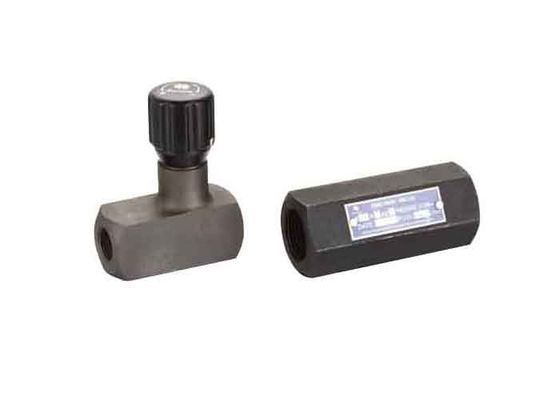 Hydraulic Straight Through One Way Throttle Valve Pressure 350 Kg/cm2