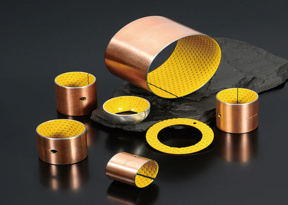 Copper Alloy Bronze Bearing Graphite Lubricating Oil Free Bushings Ra0.8