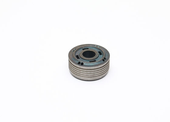 Wide groove sintered metal parts piston assemble PTFE bands for car shock absorber