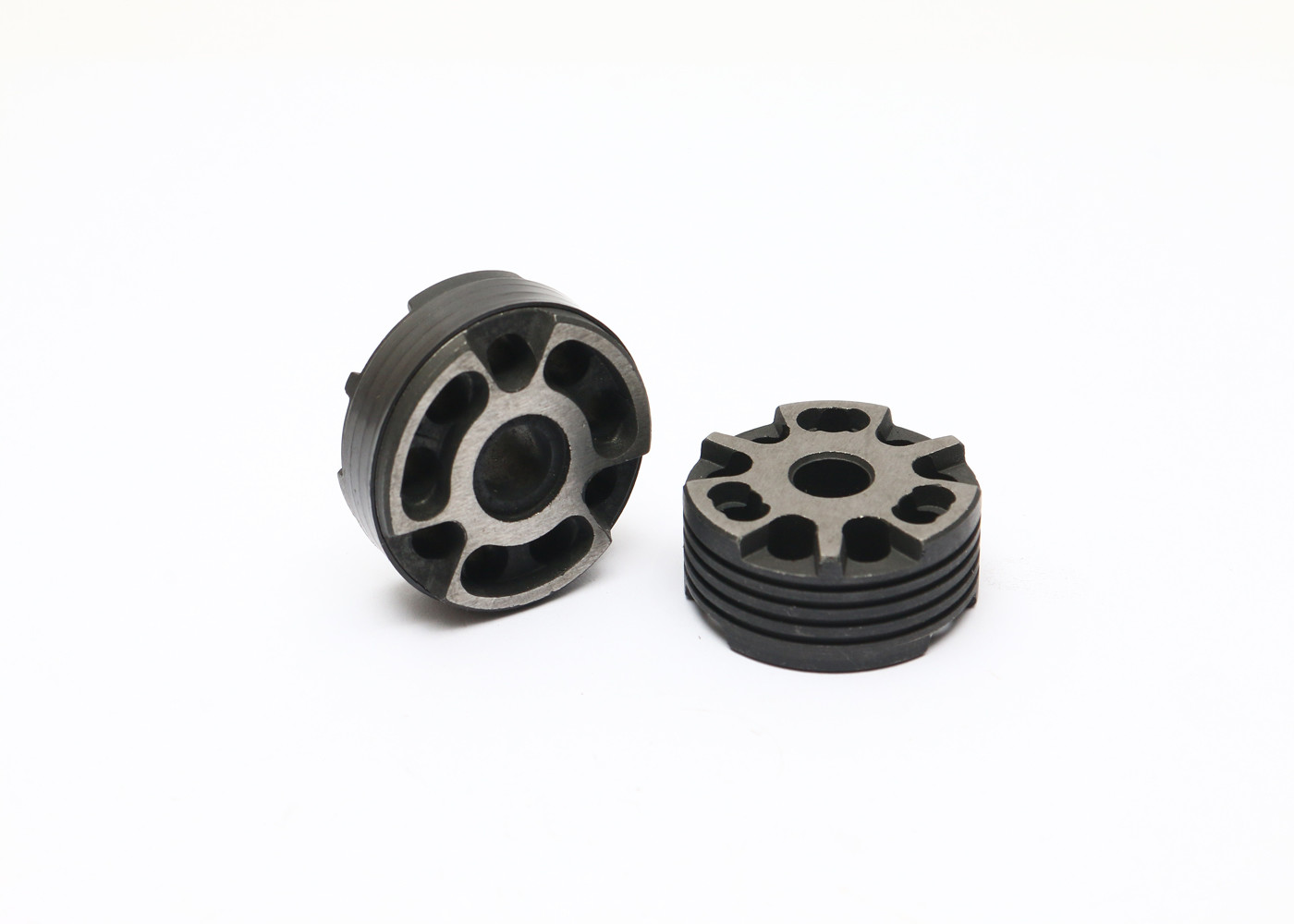 25mm PTFE Banded Shock Absorber Piston Black Color 2.15 G / Cm3 HRB70 90