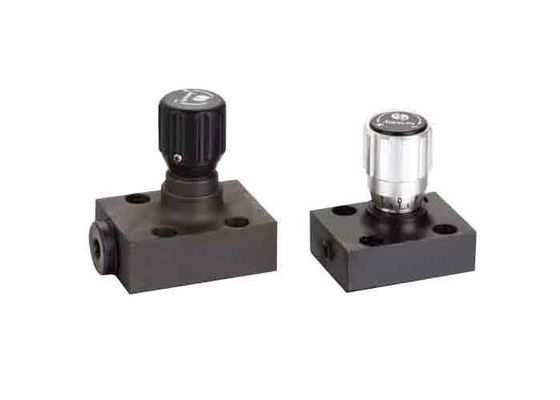 Solenoid Tubular Horizontal Hydraulic Control Valves 10MPa NBR One Way Throttle Valve