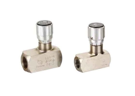 Solenoid Tubular Horizontal Hydraulic Control Valves 10MPa NBR One Way Throttle Valve