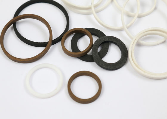 PTFE High Abrasion Plastic Piston Ring Hardness 60 Shore A
