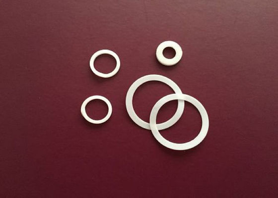 Filled PTFE Machining Plastic And Rubber Parts 25MPa PTFE Ring Gasket